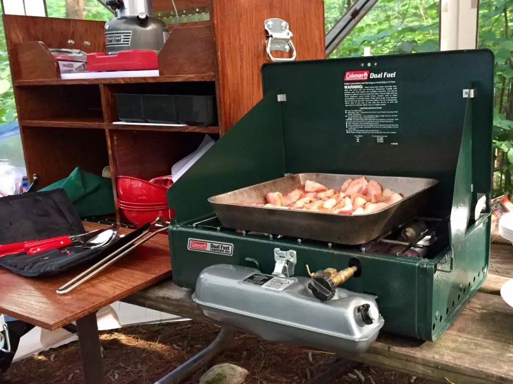 Camp Kitchen in use