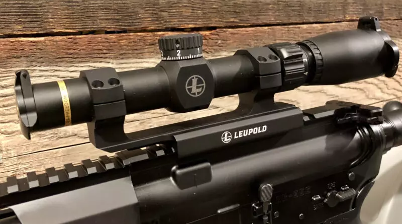 Leupold Mark AR one piece mount with a Leupold VX Freedom 1.5-4X20 AR Scope