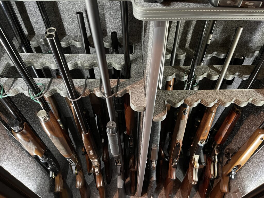 Gun safe Guns in a gun safe